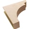 Ekena Millwork 8"W x 32"D x 32"H Thin Yorktown Rough Cedar Woodgrain TimberThane Corbel, Primed Tan CORUR08X32X32YORRCPR - alternate 5